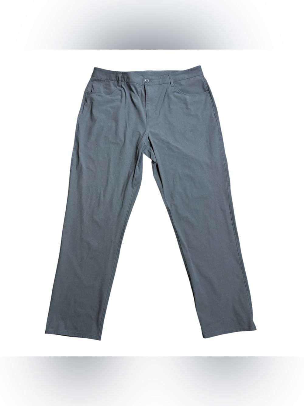 Vuori Pants Meta Pants 36 Gray Performance Athletic Classic Fit Stretch 5 Pocket